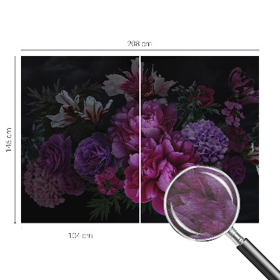Mural decorativo con diseño de elegancia floral
