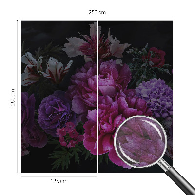 Mural decorativo con diseño de elegancia floral
