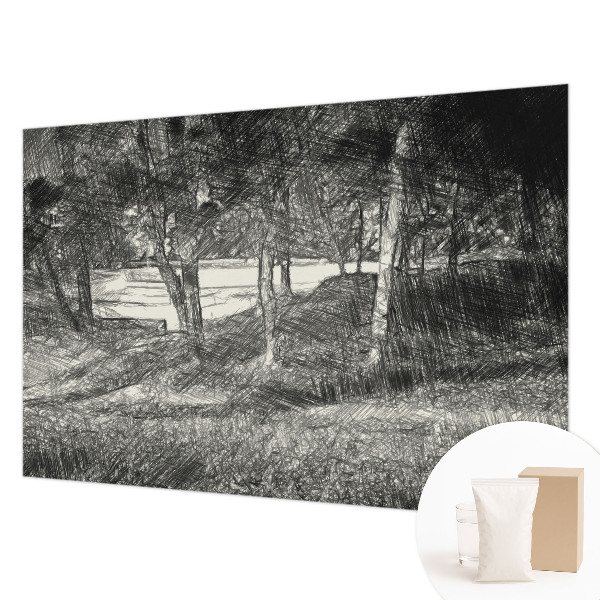 Fotomural decorativo para cabecero de cama con un paisaje tranquilo