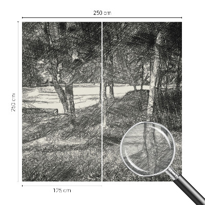 Fotomural decorativo para cabecero de cama con un paisaje tranquilo