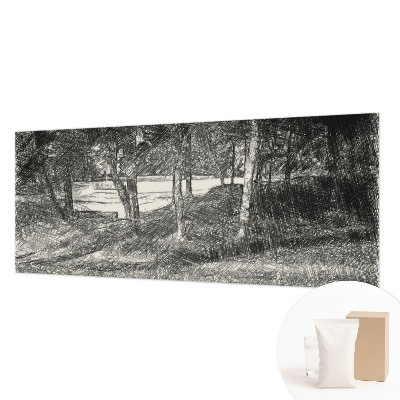 Fotomural decorativo para cabecero de cama con un paisaje tranquilo