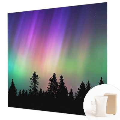 Mural de pared con estampado hermoso con un motivo de cielo mágico