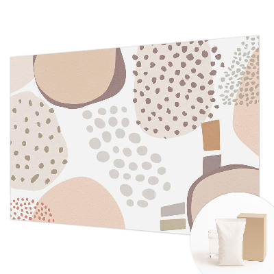 Mural decorativo con diseño de puntos sutiles