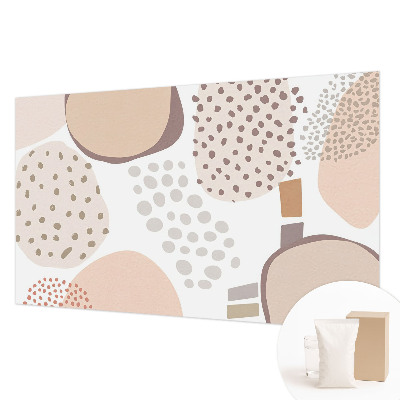 Mural decorativo con diseño de puntos sutiles