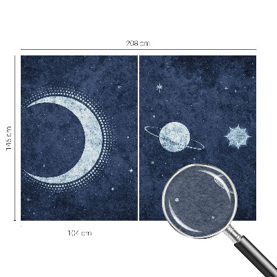 Fotomural decorativo para cabecero de cama con motivo de estrella