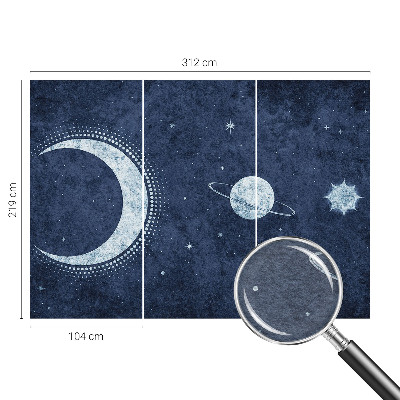 Fotomural decorativo para cabecero de cama con motivo de estrella