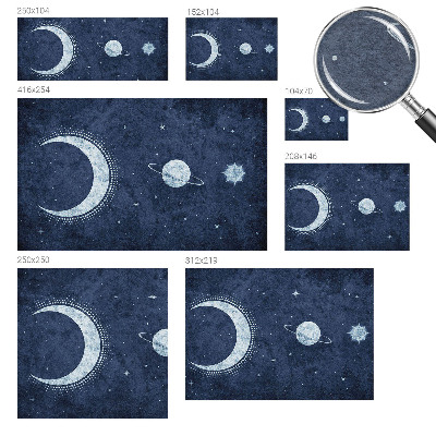 Fotomural decorativo para cabecero de cama con motivo de estrella