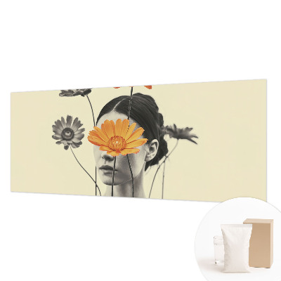 Fotomural decorativo para cabecero de cama con una visión surrealista
