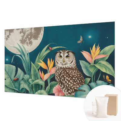 Papel mural texturado decorativo con diseño Safari lunar