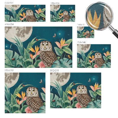Papel mural texturado decorativo con diseño Safari lunar