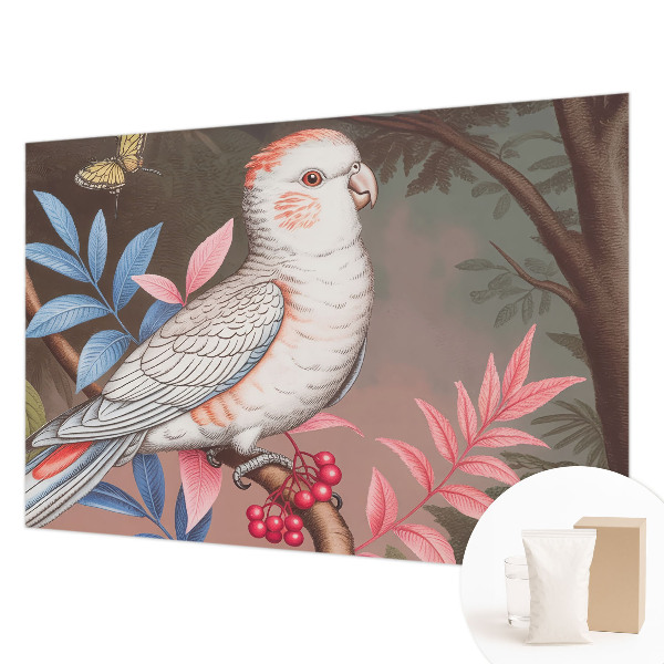 Mural decorativo con motivo de naturaleza tropical