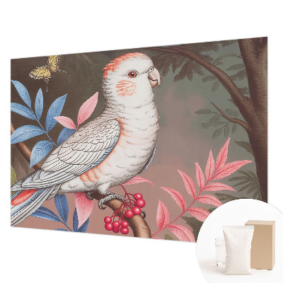 Mural decorativo con motivo de naturaleza tropical