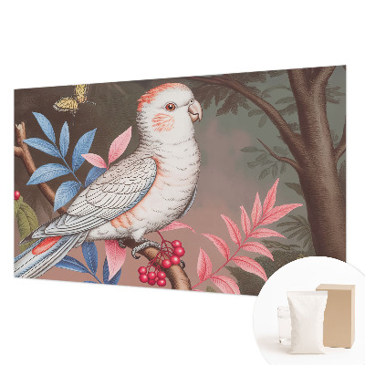 Mural decorativo con motivo de naturaleza tropical