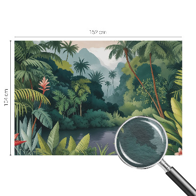 Fotomural decorativo para cabecero de cama con paisajes exóticos