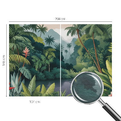 Fotomural decorativo para cabecero de cama con paisajes exóticos