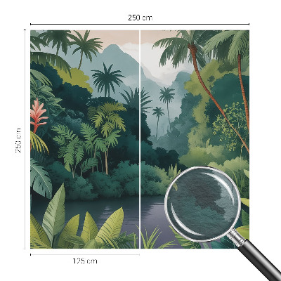 Fotomural decorativo para cabecero de cama con paisajes exóticos