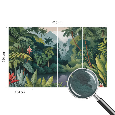 Fotomural decorativo para cabecero de cama con paisajes exóticos