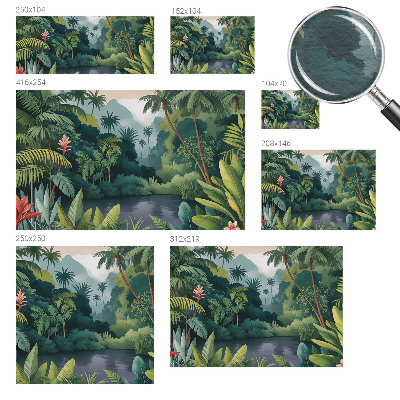 Fotomural decorativo para cabecero de cama con paisajes exóticos