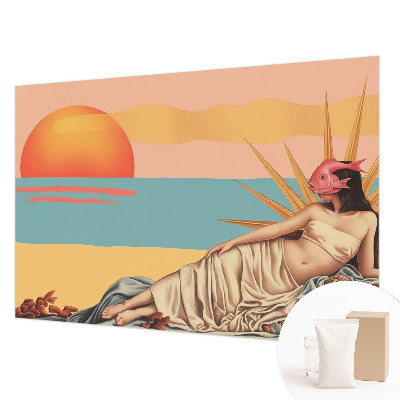 Fotomural decorativo para cabecero de cama con el motivo 