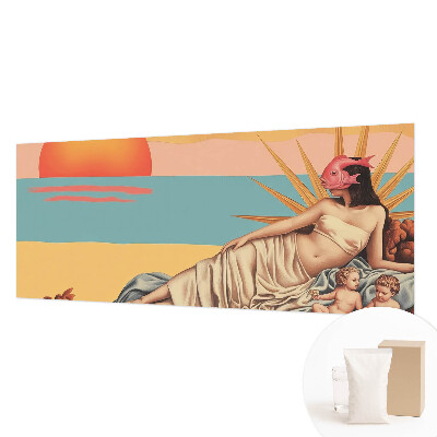 Fotomural decorativo para cabecero de cama con el motivo 