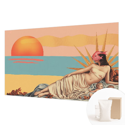 Fotomural decorativo para cabecero de cama con el motivo 