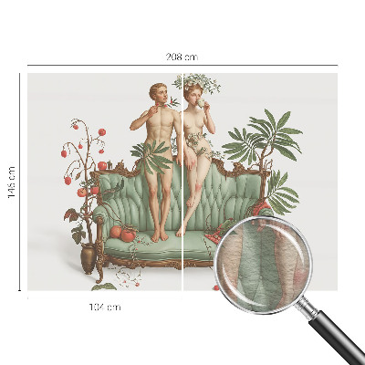 Mural decorativo con diseño 
