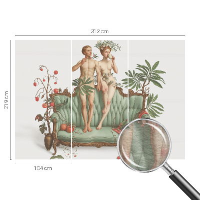 Mural decorativo con diseño 