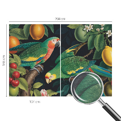 Fotomural decorativo para cabecero de cama con diseño Aventura tropical para cabecero