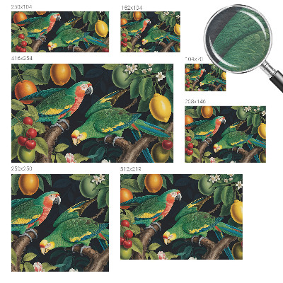 Fotomural decorativo para cabecero de cama con diseño Aventura tropical para cabecero