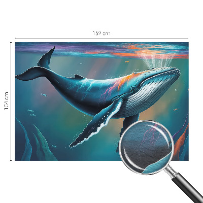 Mural decorativo con motivo de gigante marino