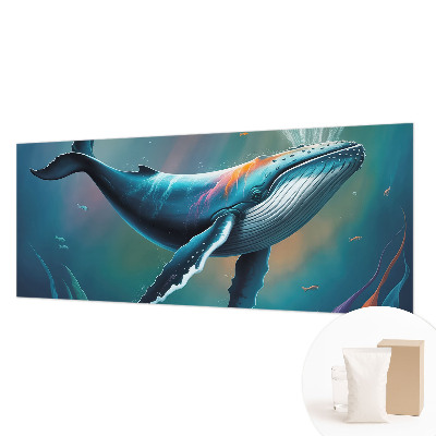 Mural decorativo con motivo de gigante marino