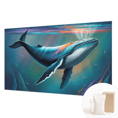Mural decorativo con motivo de gigante marino