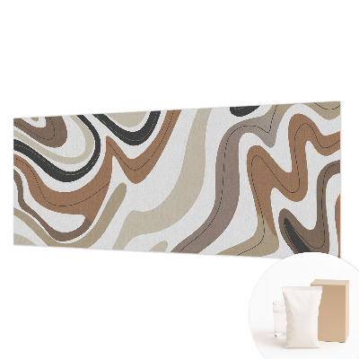 Papel mural con patrón decorativo con ondas armoniosas