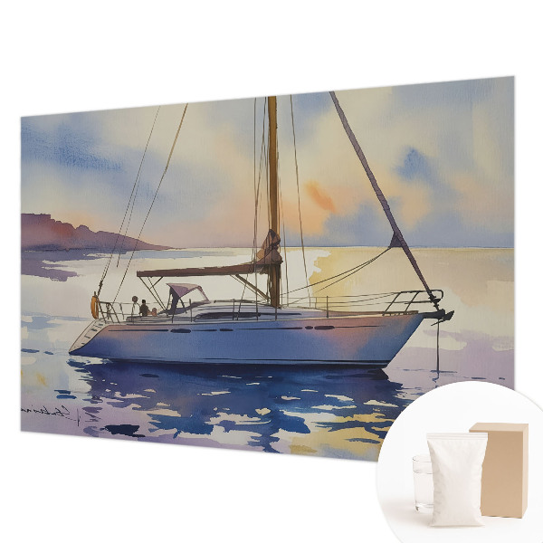 Papel mural texturado decorativo con diseño «Velero Oeste»