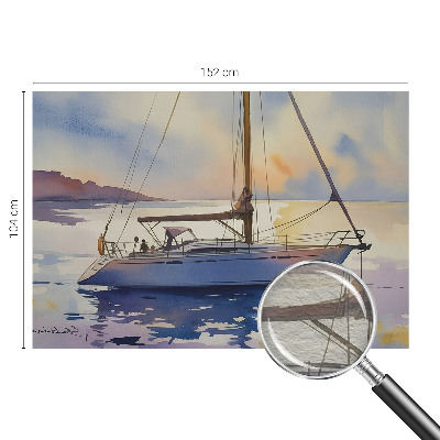 Papel mural texturado decorativo con diseño «Velero Oeste»