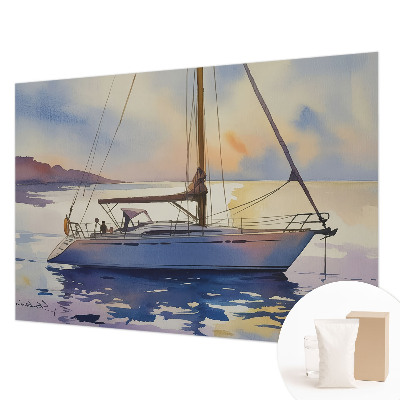 Papel mural texturado decorativo con diseño «Velero Oeste»