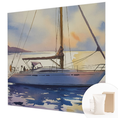 Papel mural texturado decorativo con diseño «Velero Oeste»