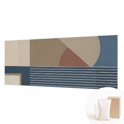 Mural de pared con estampado hermoso con una geometría armoniosa