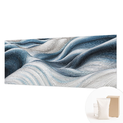 Papel mural con patrón decorativo con diseño de ondas suaves
