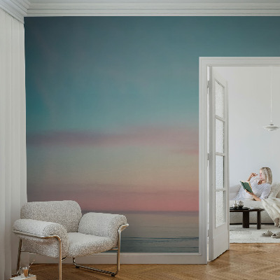 Mural decorativo con diseño de mar en calma