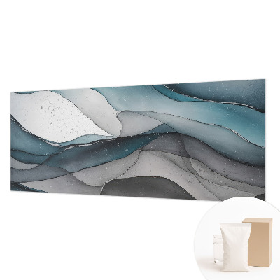 Papel mural con patrón decorativo con olas coloridas