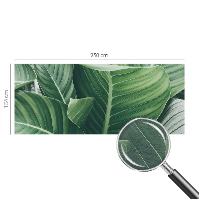 Papel mural con patrón decorativo en color verde con diseño 'Paz'
