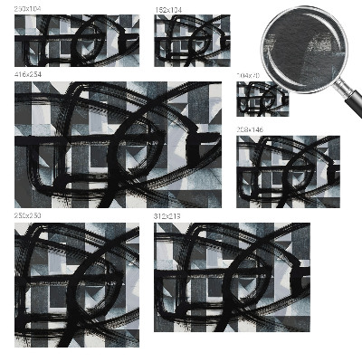 Papel mural texturado decorativo con diseño de geometría expresiva