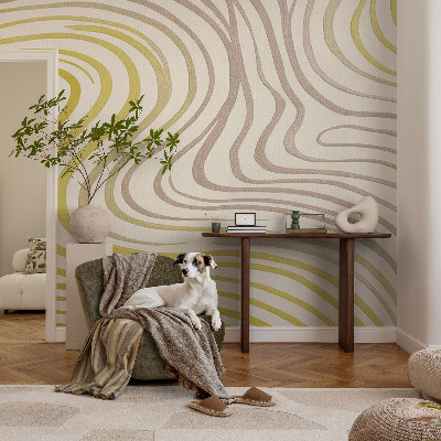 Mural de pared con estampado hermoso con motivo de elegancia líquida
