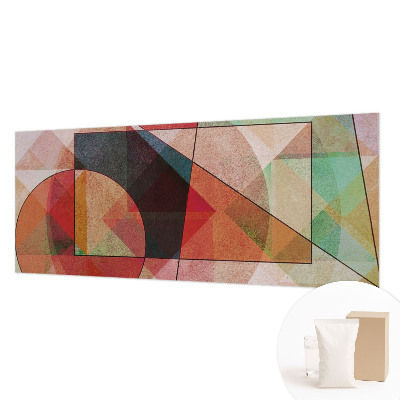 Papel mural con patrón decorativo con diseño de abstracción geométrica