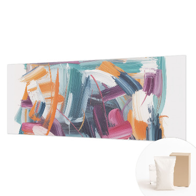 Mural decorativo con diseño de golpes enérgicos