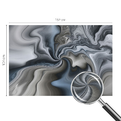 Mural de pared con estampado hermoso con nubes arremolinadas