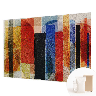 Papel mural con patrón decorativo con formas geométricas