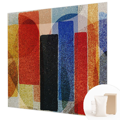 Papel mural con patrón decorativo con formas geométricas