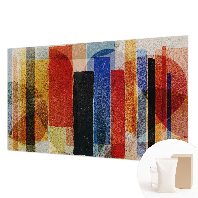 Papel mural con patrón decorativo con formas geométricas
